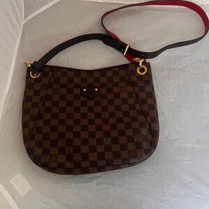 👜 Authentic Louis Vuitton South Bank Besace Damier Ebene Canvas Shoulder Bag